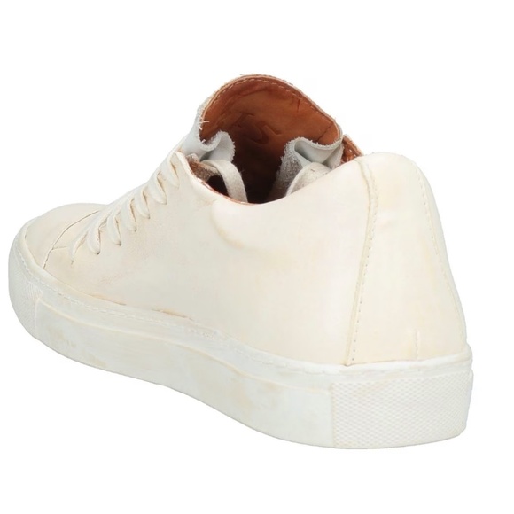 John Varvatos Reed NIB Rare tea stain white leather - Picture 4 of 5